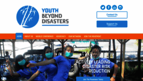 What Youthbeyonddisasters.org website looked like in 2019 (4 years ago)