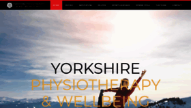 What Yorkshirephysio.com website looked like in 2019 (4 years ago)