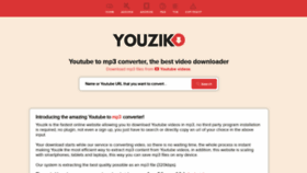 What Youzik.com website looked like in 2019 (4 years ago)