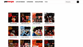 What Yesmangas1.com website looked like in 2019 (4 years ago)