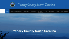 What Yanceycountync.gov website looked like in 2019 (4 years ago)