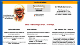 What Yoursaibaba.com website looked like in 2019 (4 years ago)