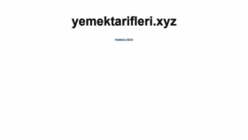 What Yemektarifleri.xyz website looked like in 2019 (4 years ago)