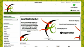 What Yourhealthbasket.co.uk website looked like in 2019 (4 years ago)