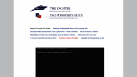 What Yachter.fr website looked like in 2019 (4 years ago)