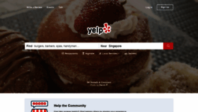 What Yelp.com.sg website looked like in 2019 (4 years ago)