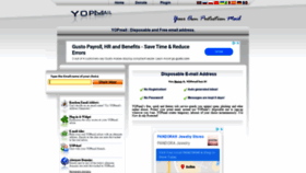 What Yopmail.fr website looked like in 2019 (4 years ago)