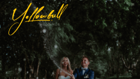 What Yellowbullweddings.com website looked like in 2019 (4 years ago)