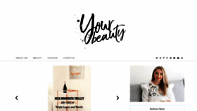 What Yourbeauty.ie website looked like in 2019 (4 years ago)