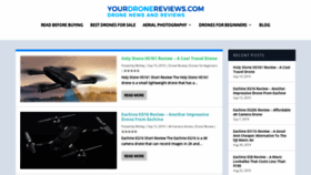 What Yourdronereviews.com website looked like in 2019 (4 years ago)