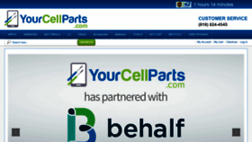 What Yourcellparts.com website looked like in 2019 (4 years ago)