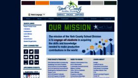 What Yorkcountyschools.org website looked like in 2019 (4 years ago)