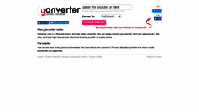 What Yonverter.com website looked like in 2019 (4 years ago)