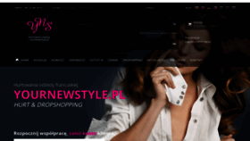 What Yournewstyle.pl website looked like in 2019 (4 years ago)