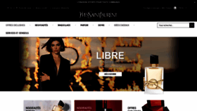 What Yslbeauty.fr website looked like in 2019 (6 years ago)