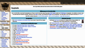 What Yugioh-wiki.de website looked like in 2019 (4 years ago)