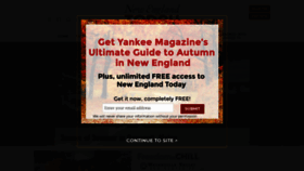 What Yankeemagazine.com website looked like in 2019 (4 years ago)