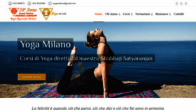 What Yogamilano.it website looked like in 2019 (4 years ago)