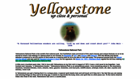 What Yellowstone.co website looked like in 2019 (4 years ago)