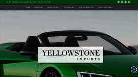 What Yellowstoneimport.com website looked like in 2019 (4 years ago)
