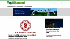 What Yesilekonomi.com website looked like in 2019 (4 years ago)