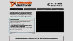 What Yilmazogluelektronik.com website looked like in 2019 (4 years ago)