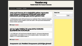 What Yasalar.org website looked like in 2019 (4 years ago)