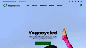 What Yogacycledwear.com website looked like in 2019 (4 years ago)