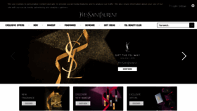 What Yslbeauty.co.uk website looked like in 2019 (4 years ago)