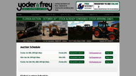 What Yoderandfrey.com website looked like in 2019 (4 years ago)
