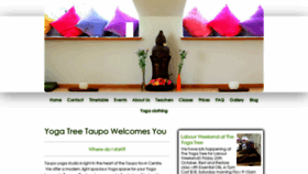 What Yogatreetaupo.co.nz website looked like in 2019 (4 years ago)