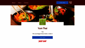 What Yumthaitakeaway.com website looked like in 2019 (4 years ago)