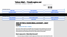 What Ymaillogins.net website looked like in 2019 (4 years ago)