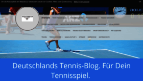 What Your-tennis.de website looked like in 2019 (4 years ago)