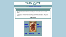 What Yarnover.net website looked like in 2019 (4 years ago)