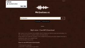 What Ytmp3juices.cc website looked like in 2019 (4 years ago)
