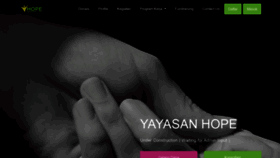 What Yayasan-hope.org website looked like in 2019 (6 years ago)