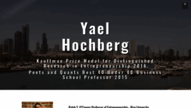What Yael-hochberg.com website looked like in 2019 (4 years ago)