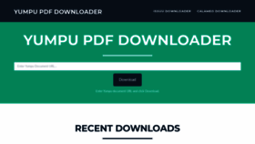 What Yumpu.pdf-downloader.com website looked like in 2019 (4 years ago)