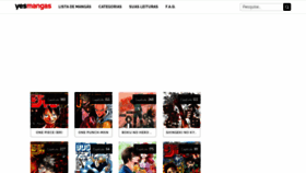 What Yesmangas.cc website looked like in 2019 (4 years ago)