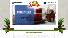 What Yasnogorie.ru website looked like in 2019 (4 years ago)