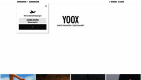 What Yoox.com website looked like in 2019 (4 years ago)