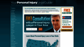 What Yourpersonalinjurylegalguide.com website looked like in 2019 (4 years ago)