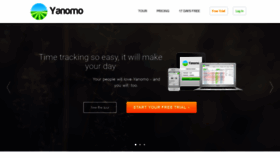 What Yanomo.com website looked like in 2019 (4 years ago)