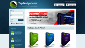 What Yapimaliyet.com website looked like in 2019 (4 years ago)