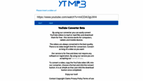 What Yt-mp3.net website looked like in 2019 (4 years ago)