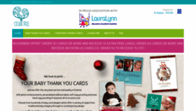 What Yourbabythankyoucards.ie website looked like in 2019 (4 years ago)
