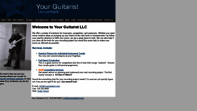 What Yourguitarist.com website looked like in 2019 (4 years ago)