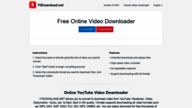 What Ytdownload.net website looked like in 2019 (4 years ago)