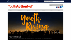 What Youthactionnet.org website looked like in 2019 (4 years ago)
